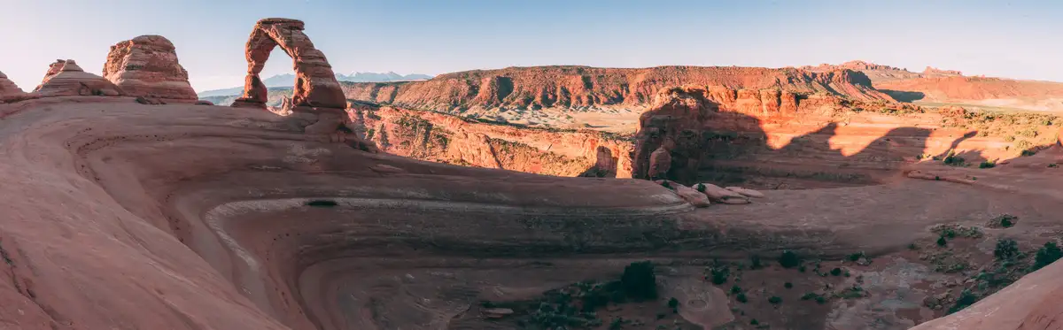 delicate arch pano